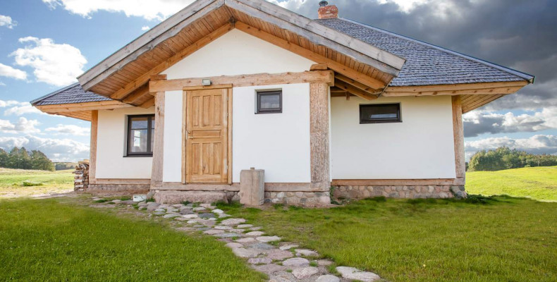 Traditionelles Einfamilienhaus