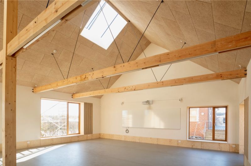 Danish school gives the world a lesson in sustainability: a straw build full of eco-innovations